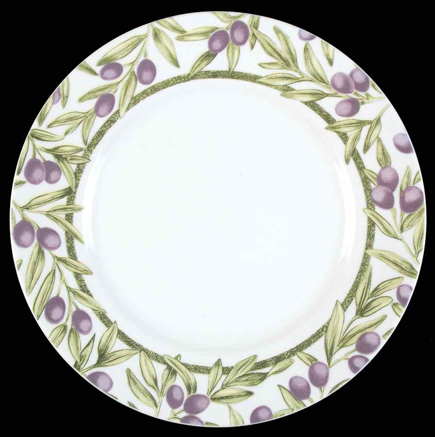 Olive Branches (Corelle) Dinner Plate by Corning Corelle-1