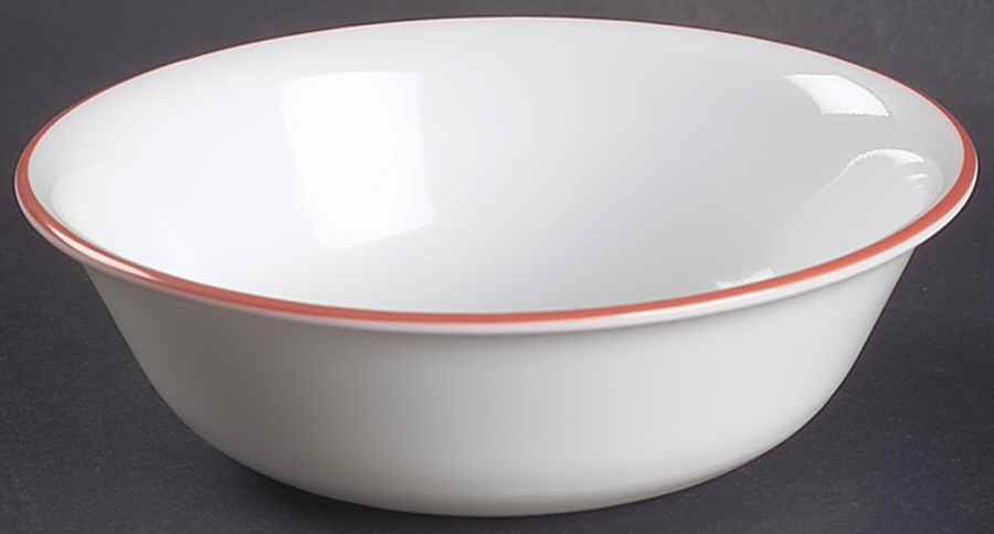 Red Paisley (Corelle) Coupe Cereal Bowl by Corning Corelle-1