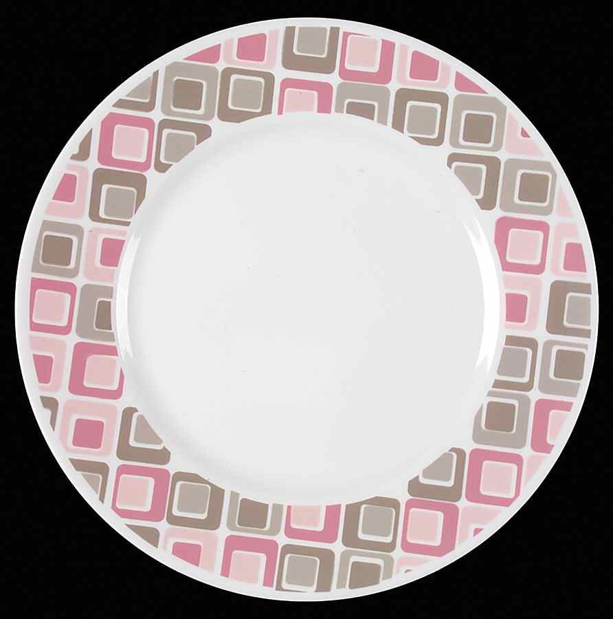 Retro Squares (Corelle) Dinner Plate by Corning Corelle-1