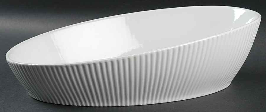 Scandia White 12'' Oval Baker by Corning Corelle-1
