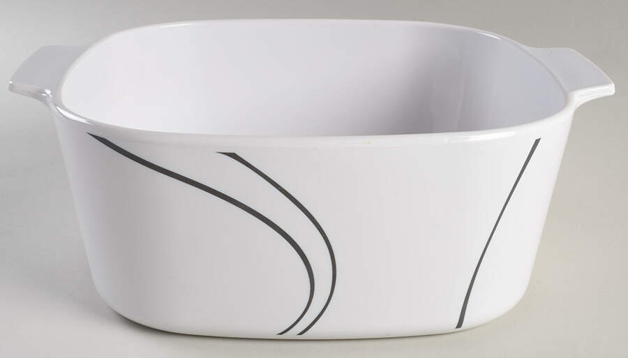 Simple Lines (Corelle) 5 Quart Square Casserole No Lid by Corning Corelle-1