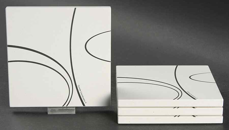 Simple Lines (Corelle) Thirsty Coaster - Set of 4 by Corning Corelle-1