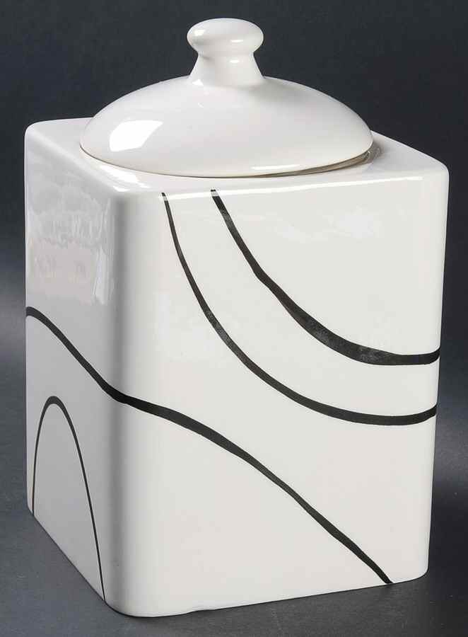 Simple Lines (Corelle) Extra Large Canister & Lid by Corning Corelle-1