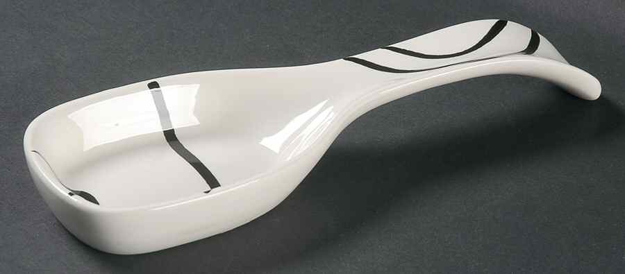 Simple Lines (Corelle) Spoon Rest/Holder (Holds 1 Spoon) by Corning Corelle-1