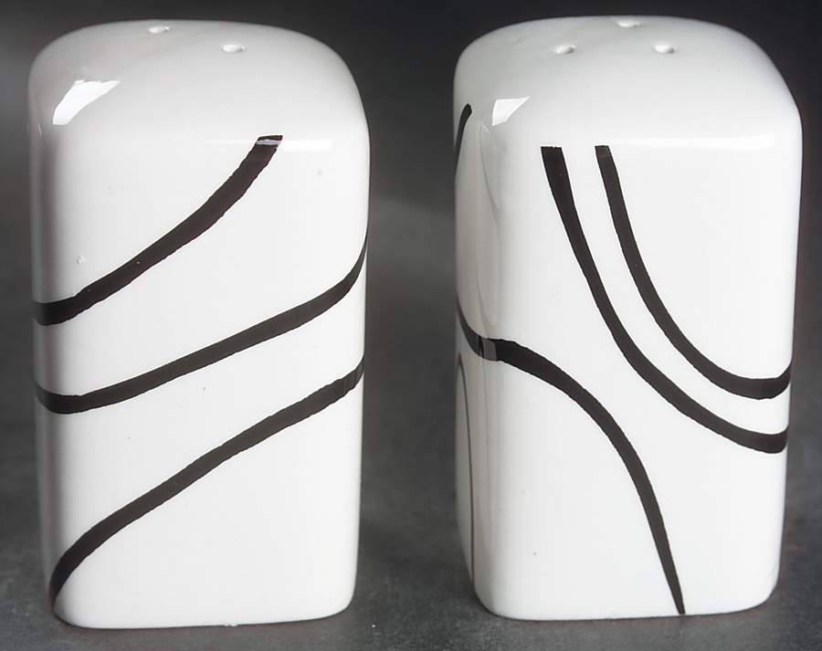 Simple Lines (Corelle) Salt & Pepper Set by Corning Corelle-1