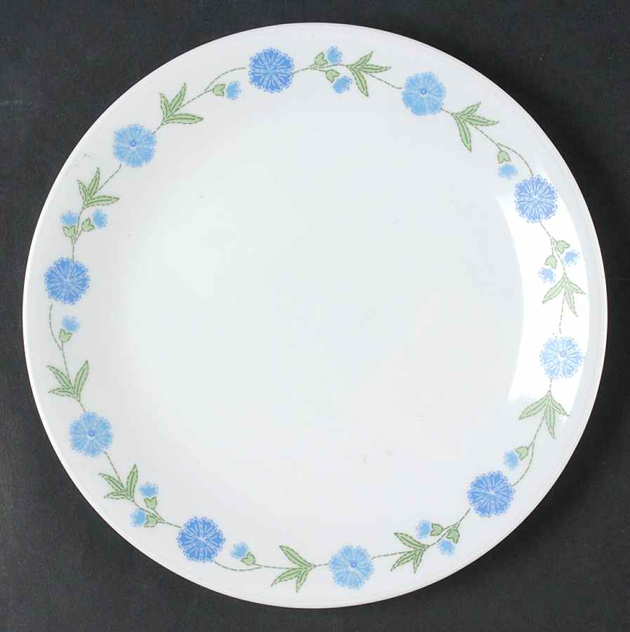 Spring Blue (Corelle) Luncheon Plate by Corning Corelle-1