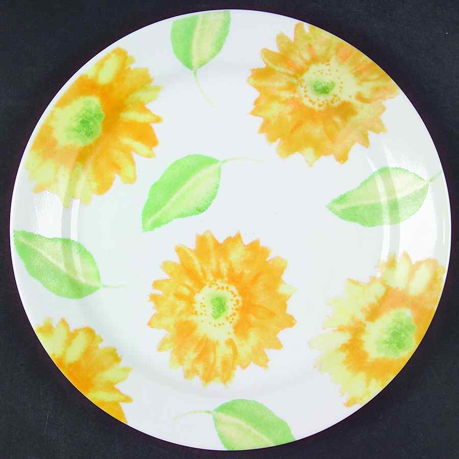 Sunflowers (Corelle) Luncheon Plate by Corning Corelle-1
