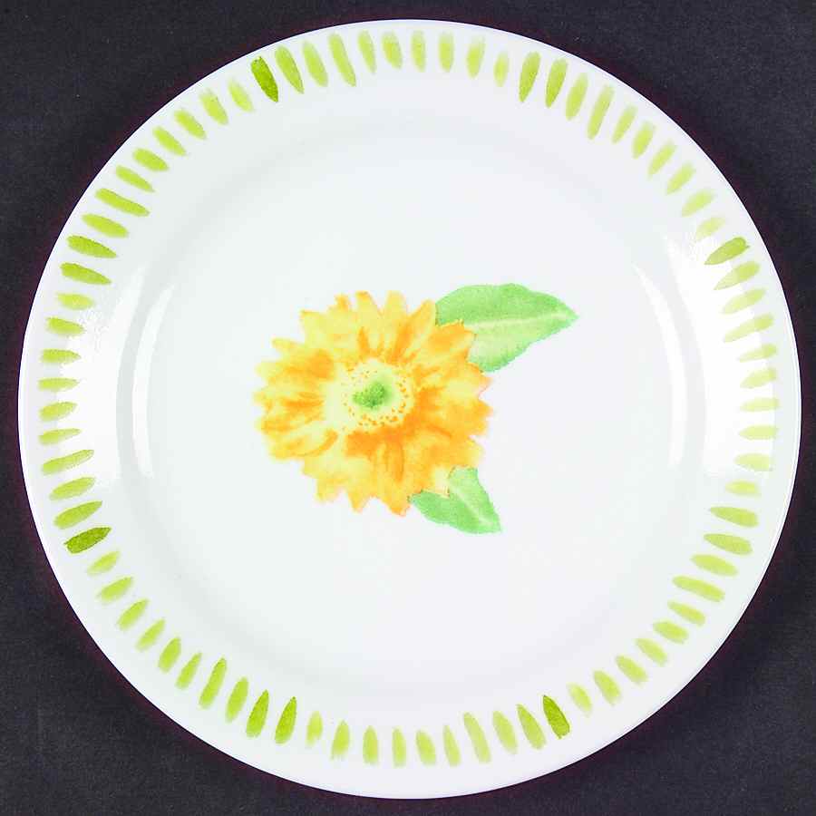 Sunflowers (Corelle) Salad/Dessert Plate by Corning Corelle-1