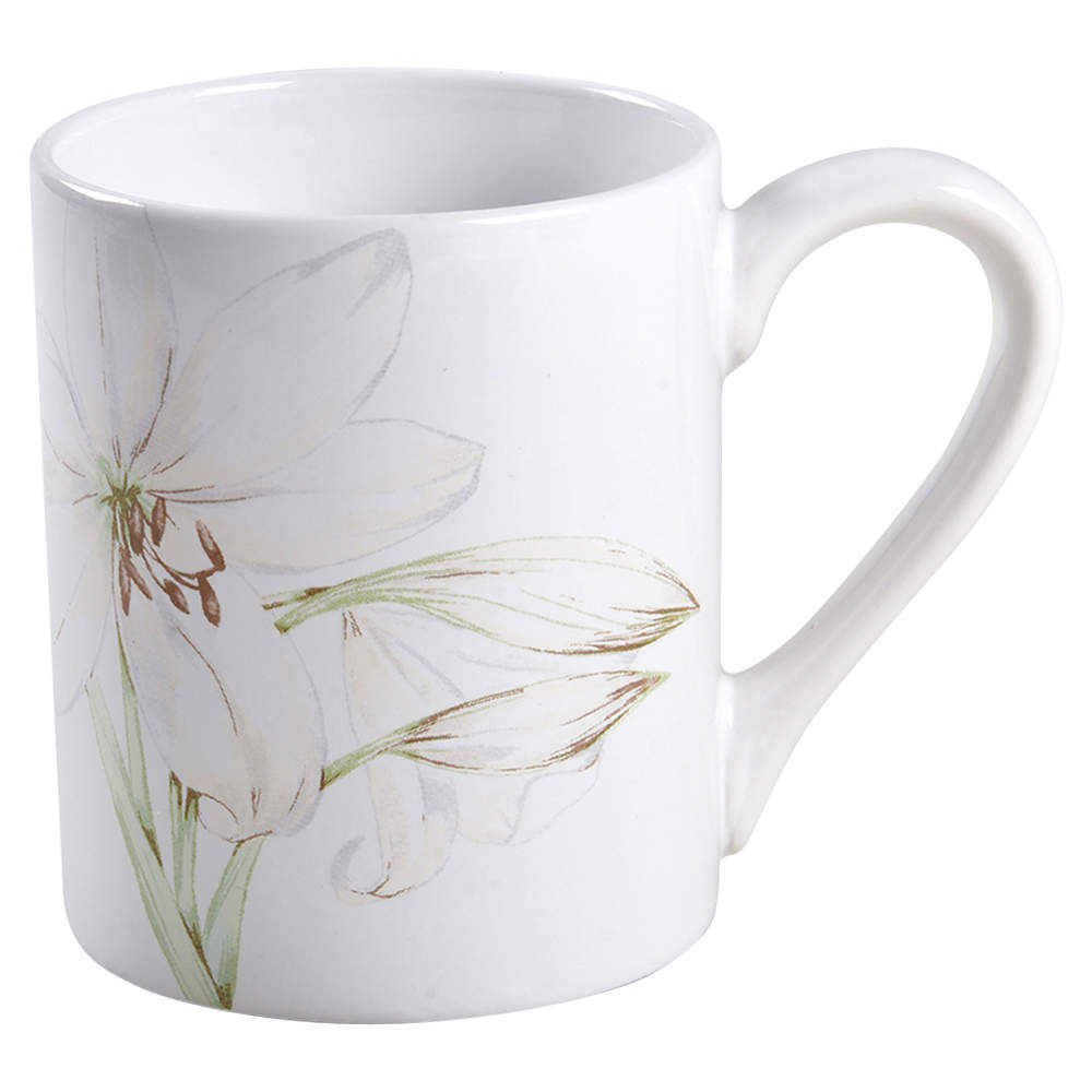 White Flower (Corelle) Mug by Corning Corelle-1