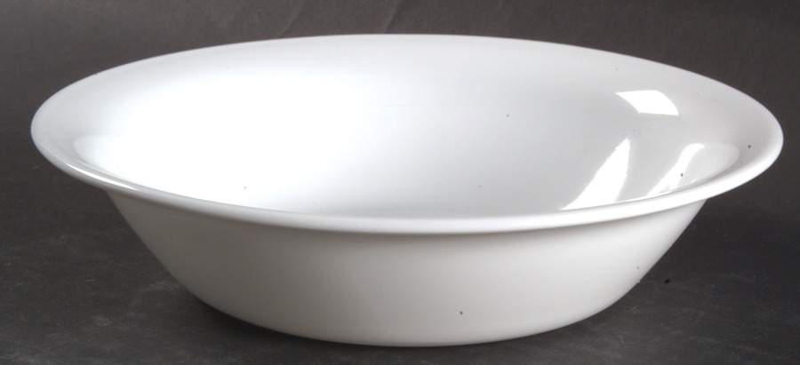 White Flower (Corelle) Soup/Cereal Bowl by Corning Corelle-1