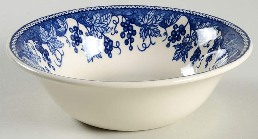 Vineyard Blue Coupe Cereal Bowl by Claytan-1