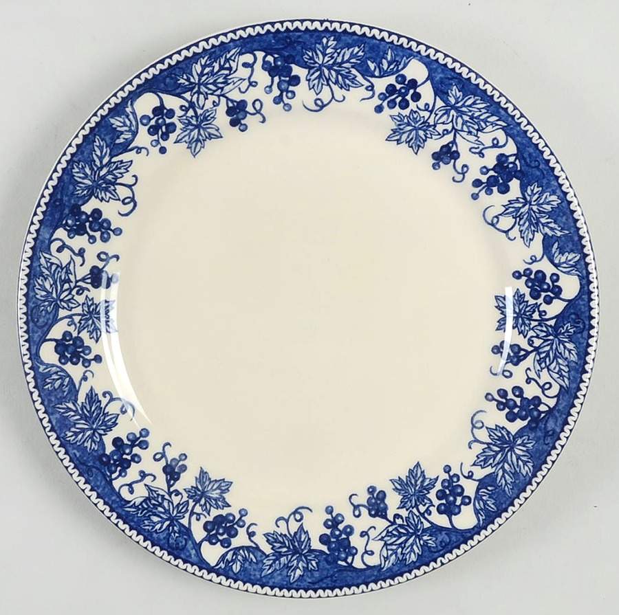 Vineyard Blue Salad Plate by Claytan-1