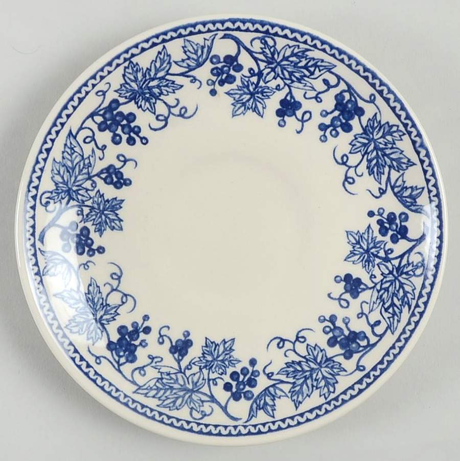 Vineyard Blue Saucer by Claytan-1