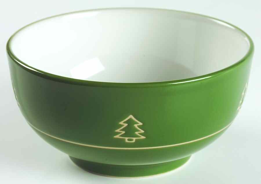 Trees Green Coupe Cereal Bowl by BIA Cordon Bleu-1
