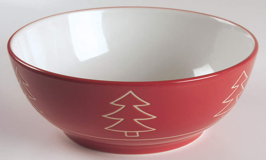 Tree Red 9" Round Serving Bowl by BIA Cordon Bleu-1