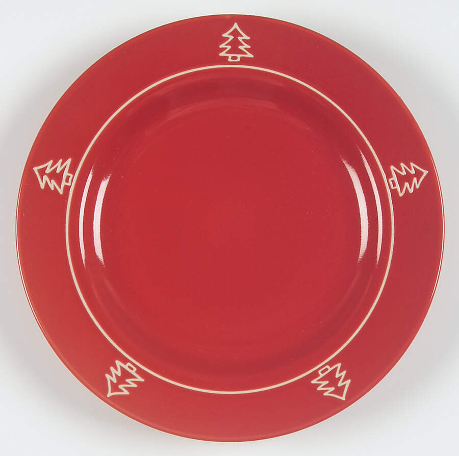 Tree Red Salad Plate by BIA Cordon Bleu-1