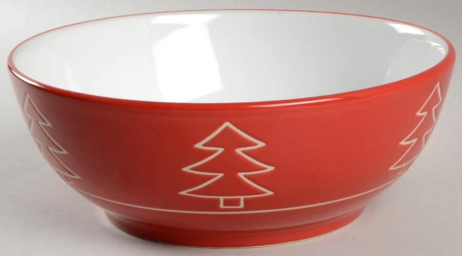 Tree Red 9" Salad Serving Bowl by BIA Cordon Bleu-1
