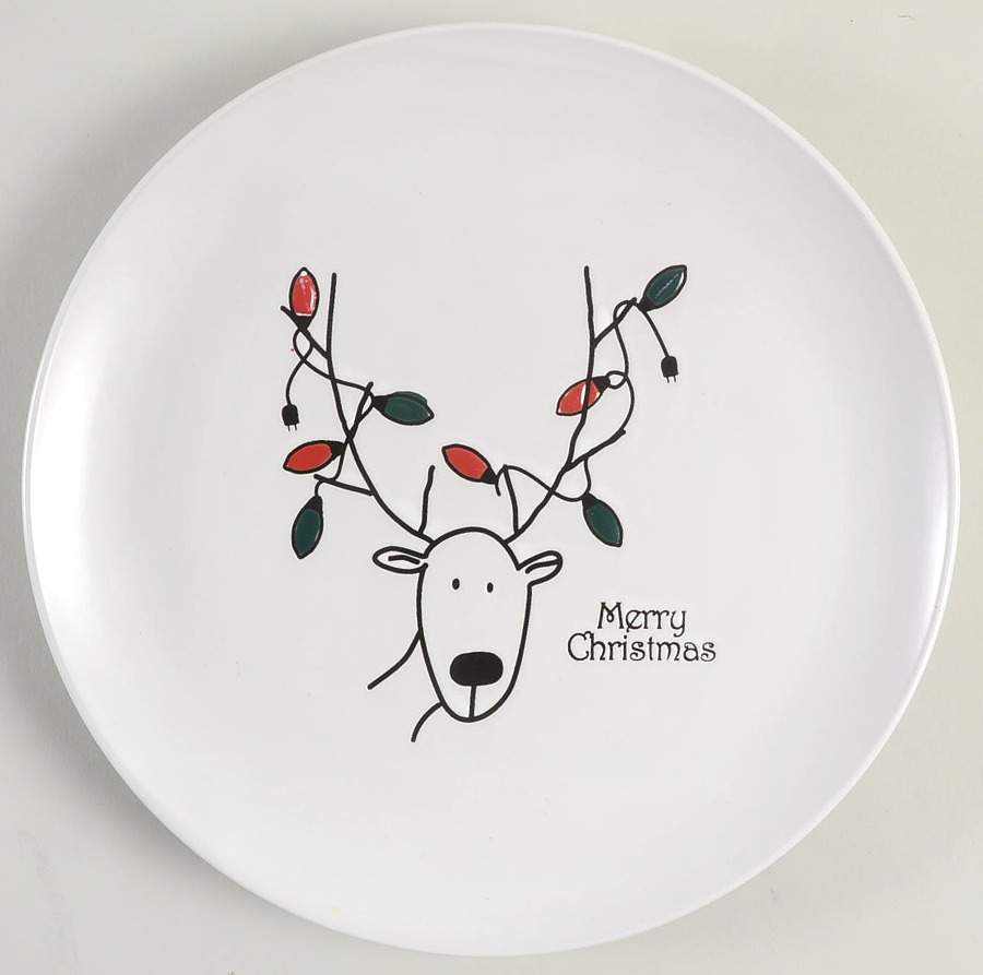 Happy Holidays (Rudy) Dinner Plate by BIA Cordon Bleu-1
