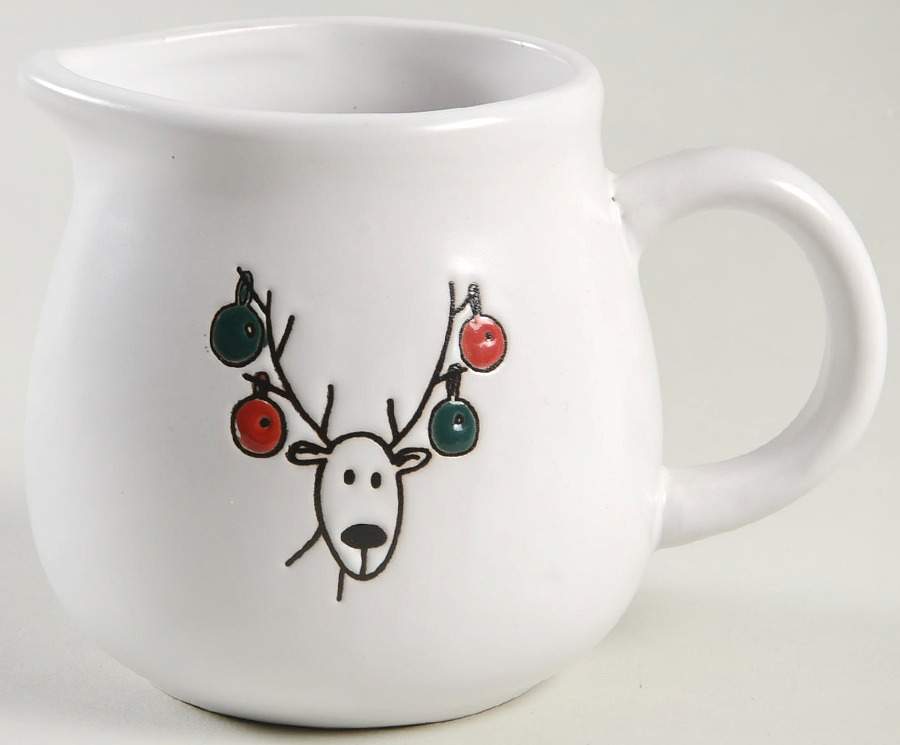 Happy Holidays (Rudy) Creamer by BIA Cordon Bleu-1