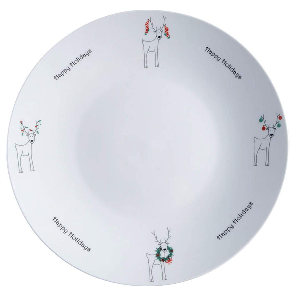 Happy Holidays (Rudy) Dinner Plate by BIA Cordon Bleu-1