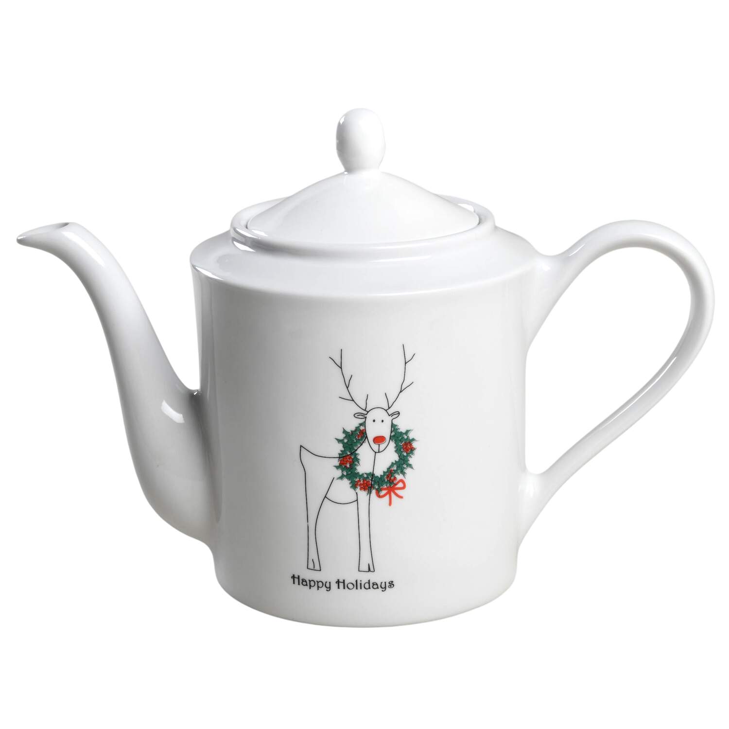 Happy Holidays (Rudy) Coffee Pot & Lid by BIA Cordon Bleu-1