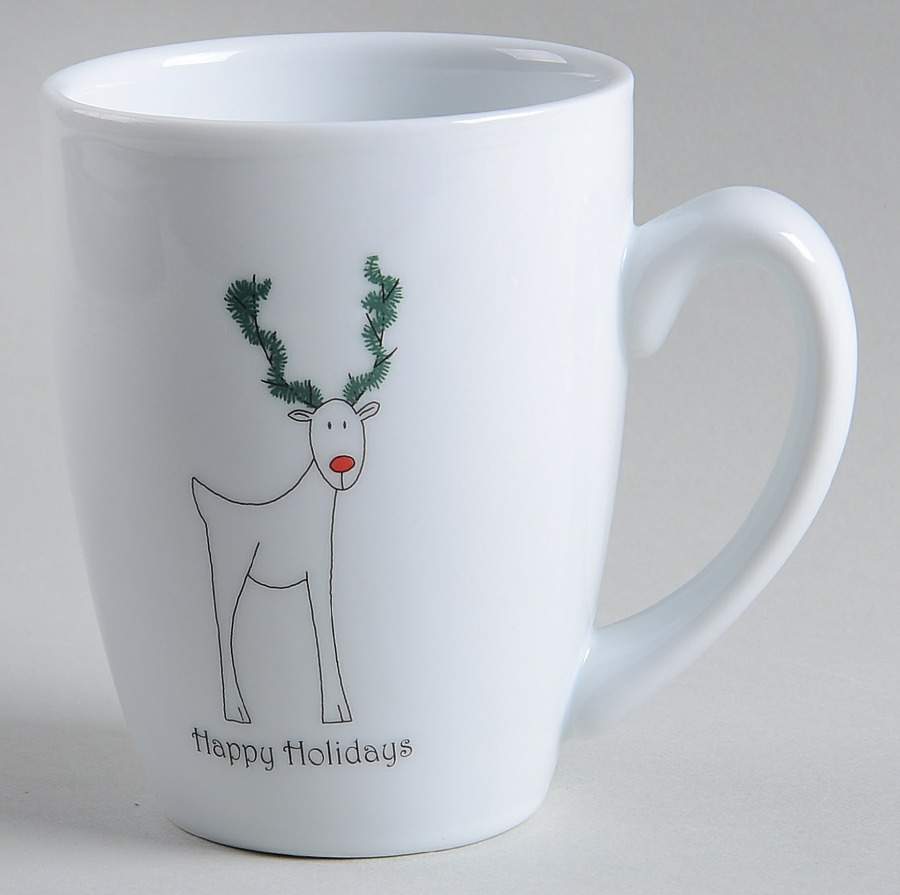 Happy Holidays (Rudy) Mug by BIA Cordon Bleu-1