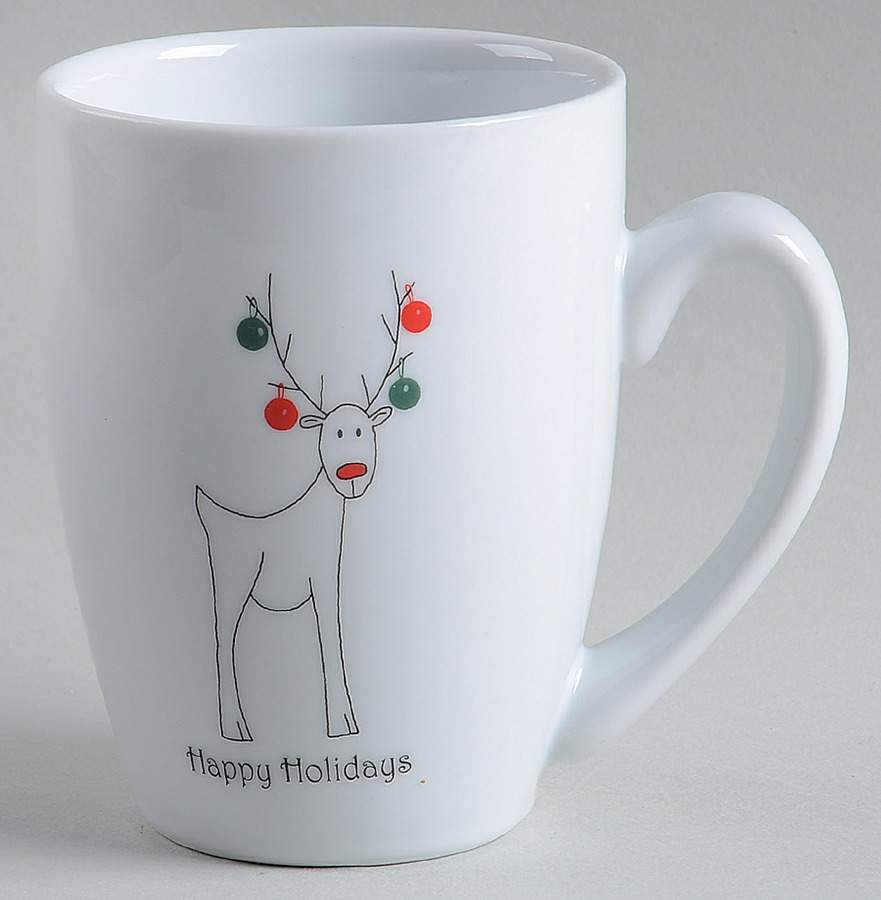 Happy Holidays (Rudy) Mug by BIA Cordon Bleu-1