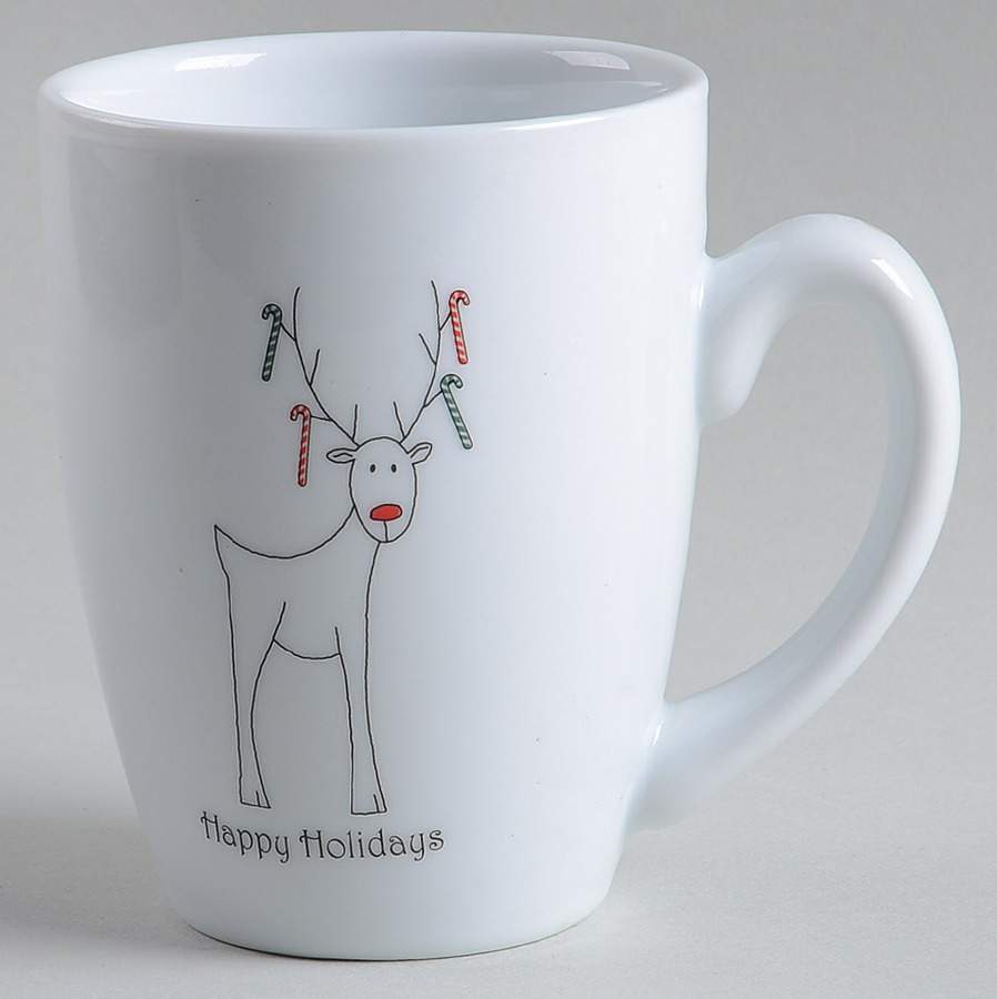 Happy Holidays (Rudy) Mug by BIA Cordon Bleu-1