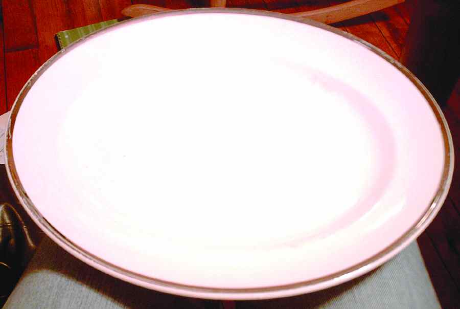 CLU1 13" Oval Serving Platter by Alfred Clough Ltd-1