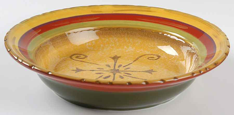 Toscana 9" Individual Pasta Bowl by Clay Art-1