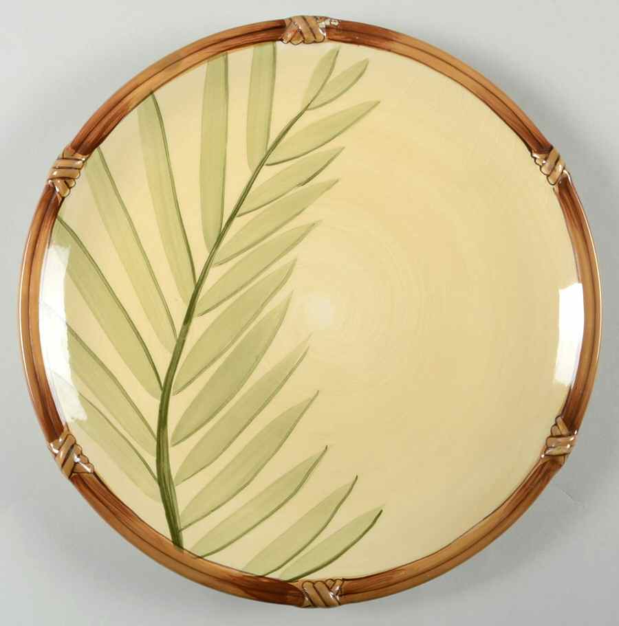 Zanzibar Khali Salad Plate by Clay Art-1