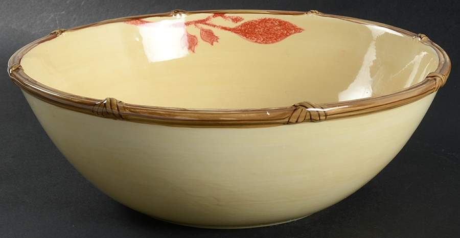 Zanzibar Khali 11" Round Serving Bowl by Clay Art-1