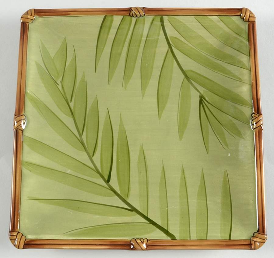 Zanzibar Khali Salad Plate by Clay Art-1