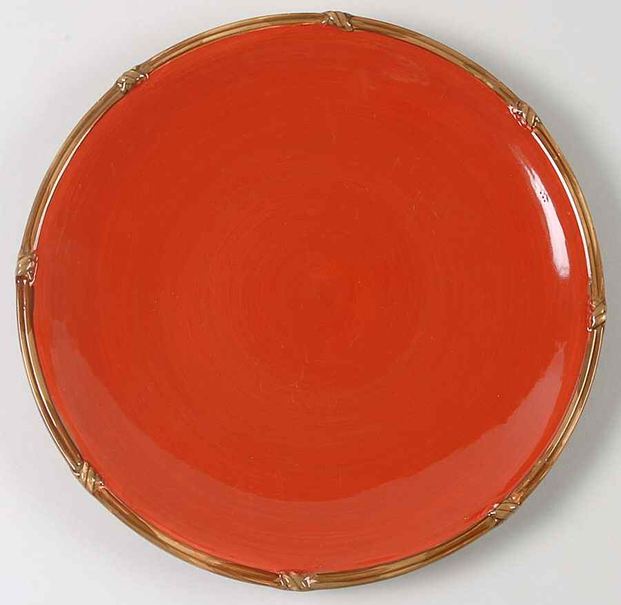 Zanzibar Cinnamon Dinner Plate by Clay Art-1