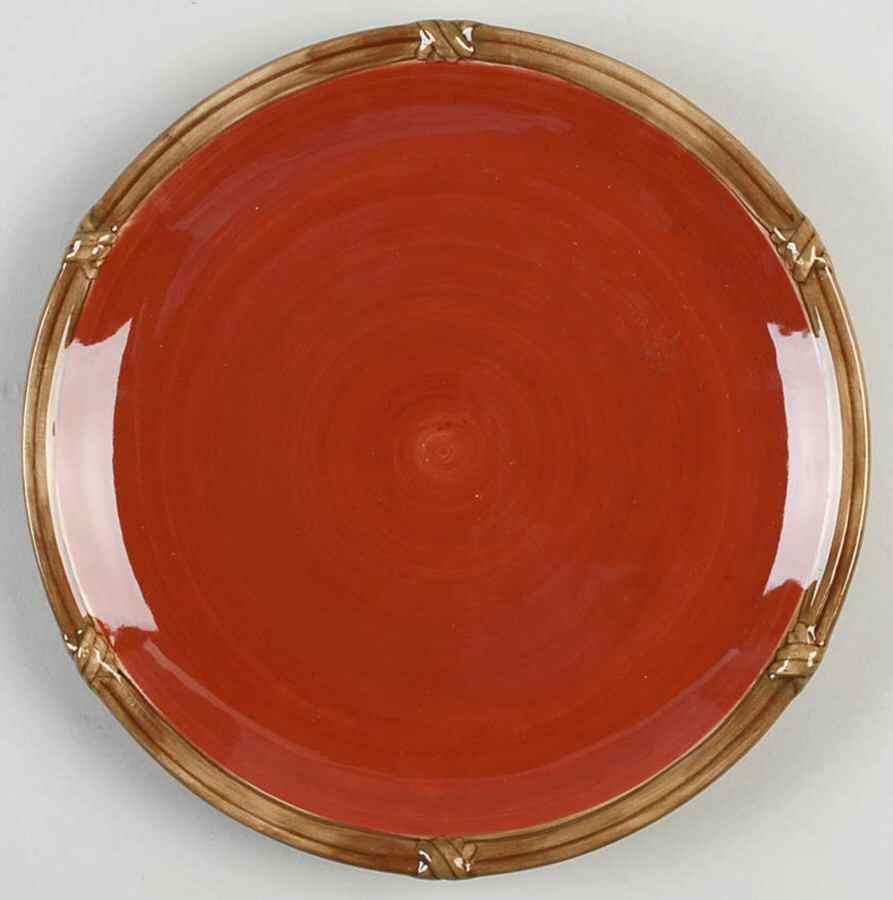 Zanzibar Cinnamon Salad Plate by Clay Art-1