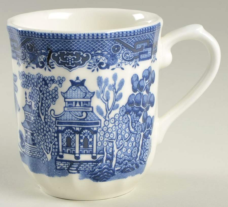 Blue Willow (Swirl, Columbia, Malaysia, England) Mug by Churchill-1
