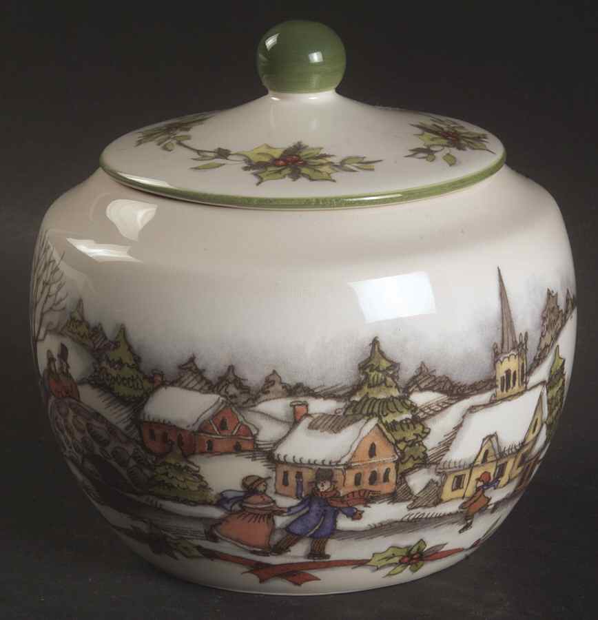 Winter Wonderland Sugar Bowl & Lid by Certified International-1