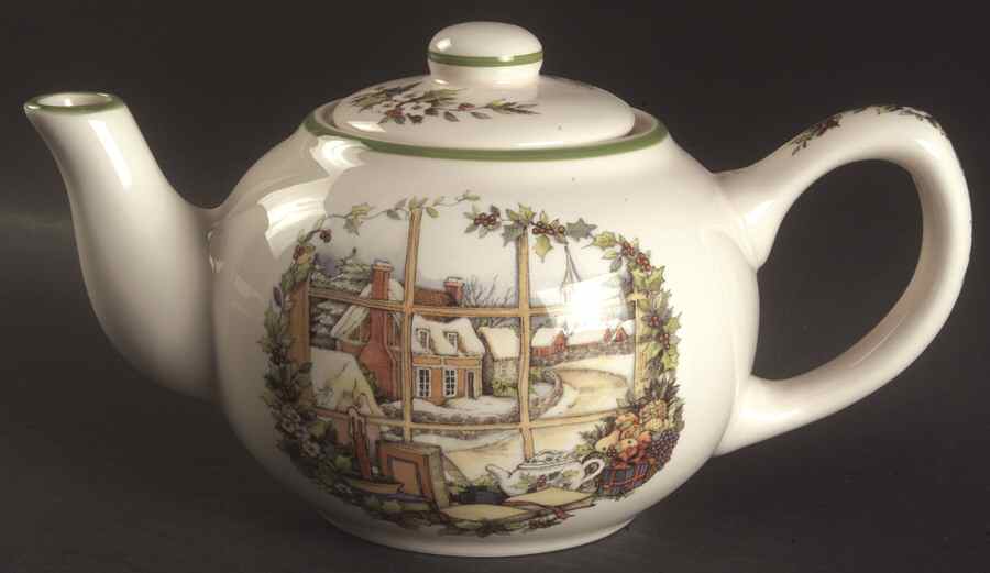 Winter Wonderland Teapot & Lid by Certified International-1