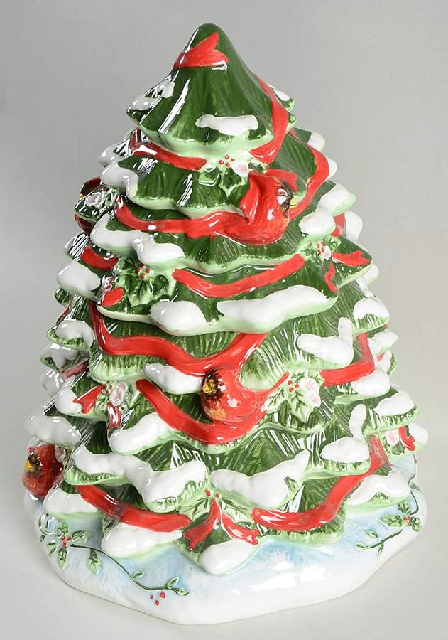 Winter Wonderland Figural Cookie Jar & Lid by Certified International-1