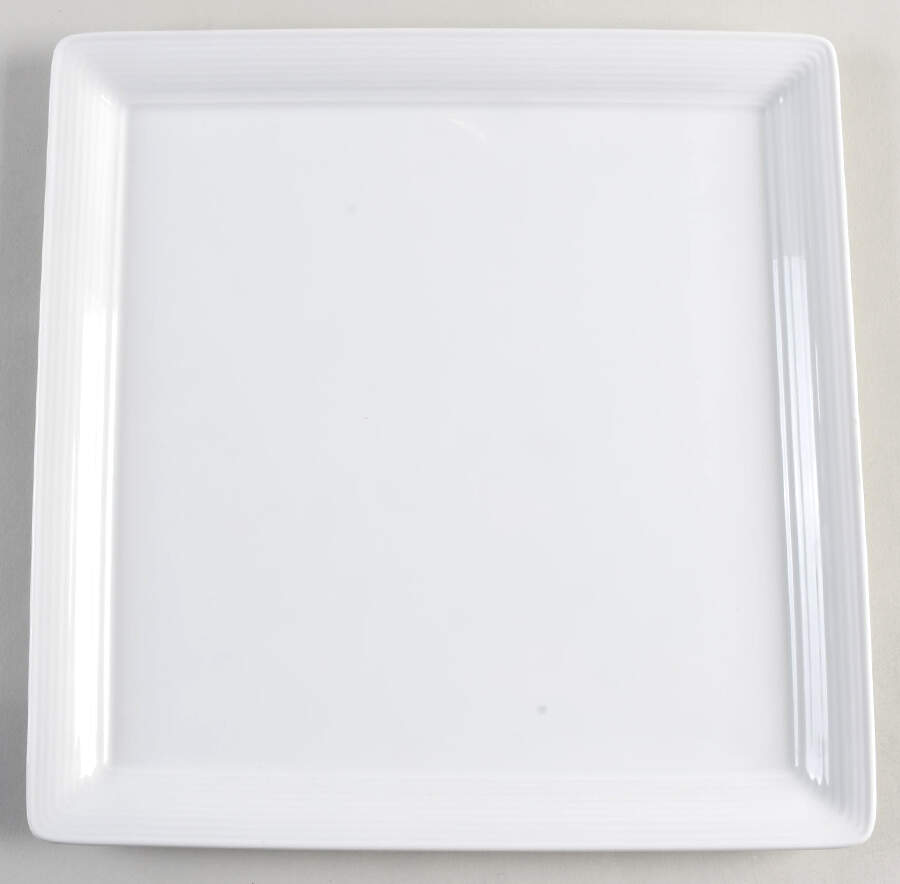 Entree-Halo 11" Square Serving Platter by Crate & Barrel-1