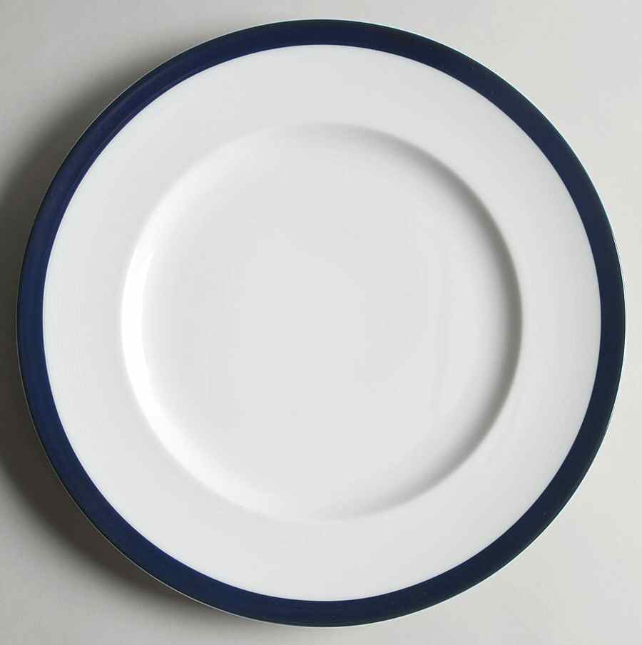Archive Blue Dinner Plate by Crate & Barrel-1