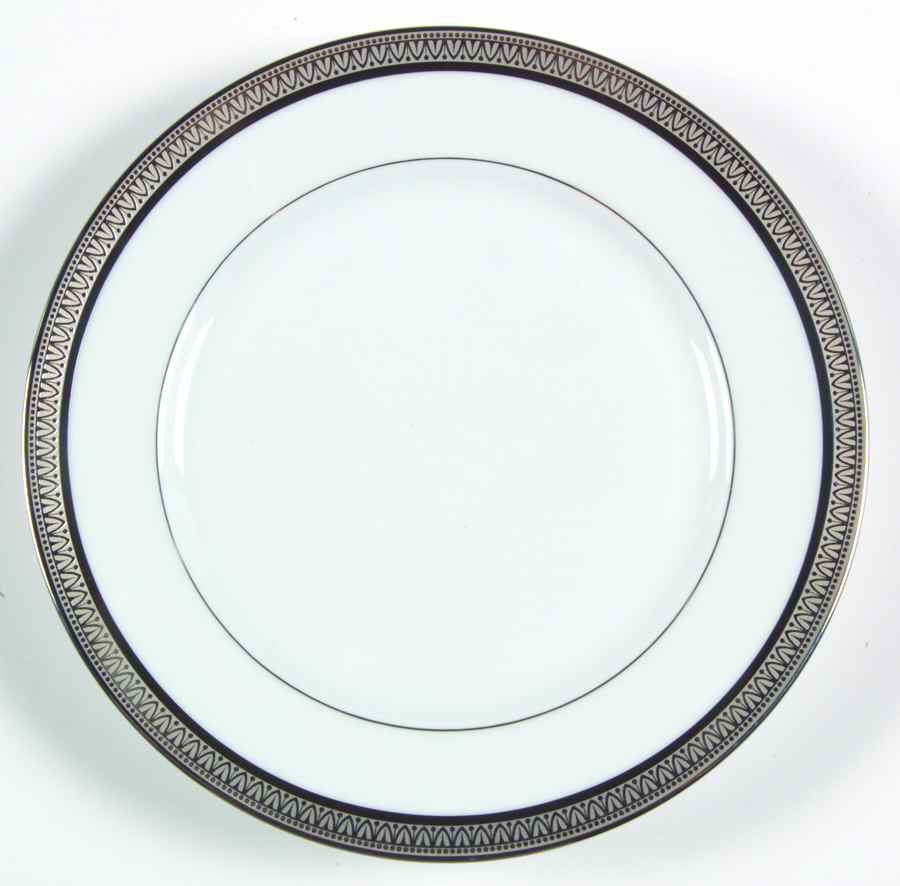 Malmaison Black (No Verge) Dessert Luncheon Plate by Charles Field Haviland-1