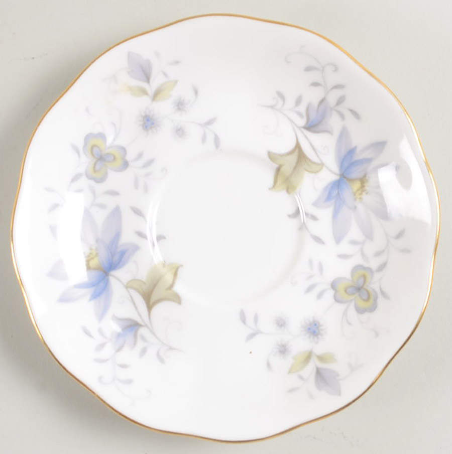 Rhapsody in Blue Saucer for Demitasse Cup by Colclough-1
