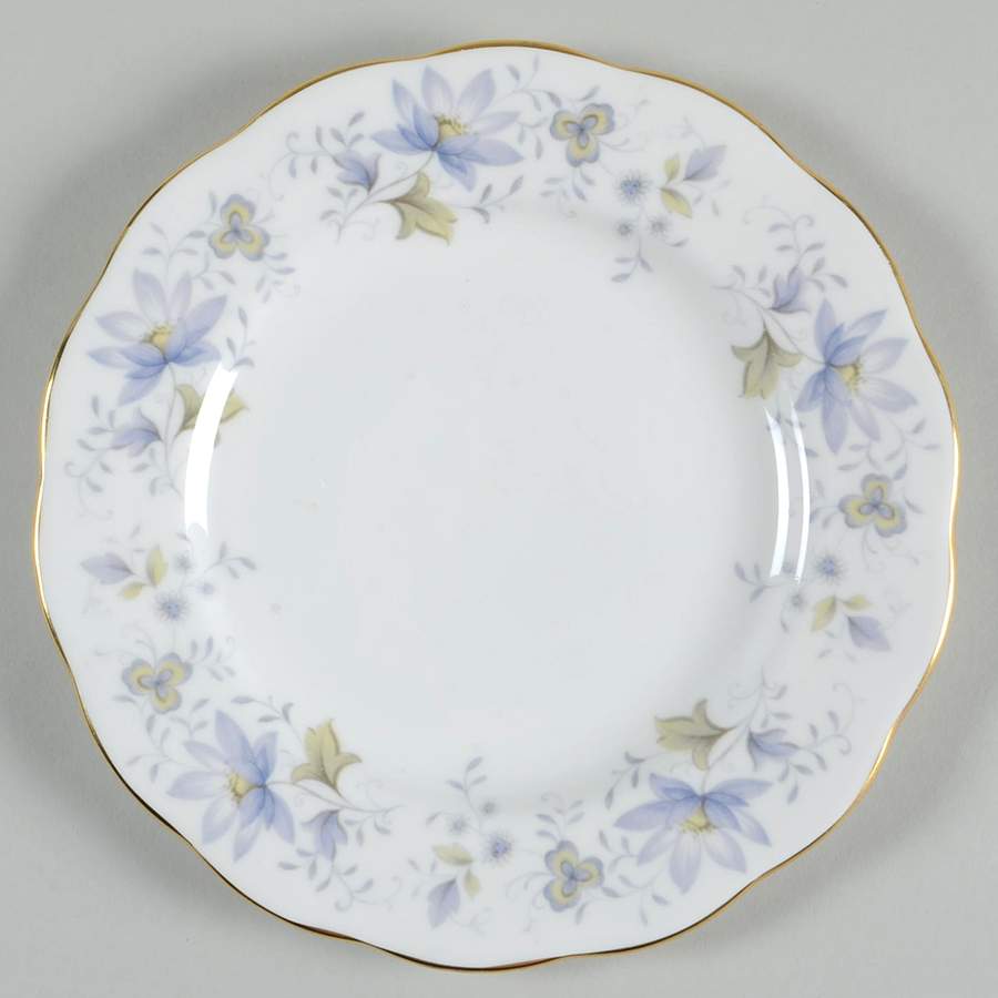 Rhapsody in Blue Salad Plate by Colclough-1