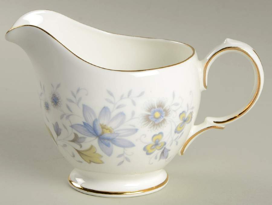 Rhapsody in Blue Creamer by Colclough-1
