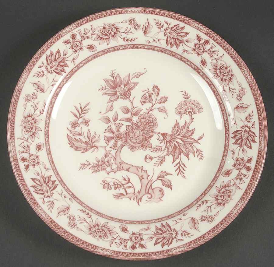Indian Tree Pink Dinner Plate by Churchill-1