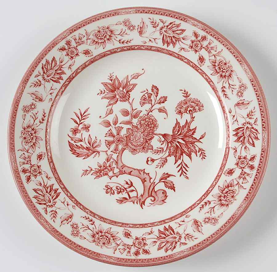 Indian Tree Pink Salad Plate by Churchill-1
