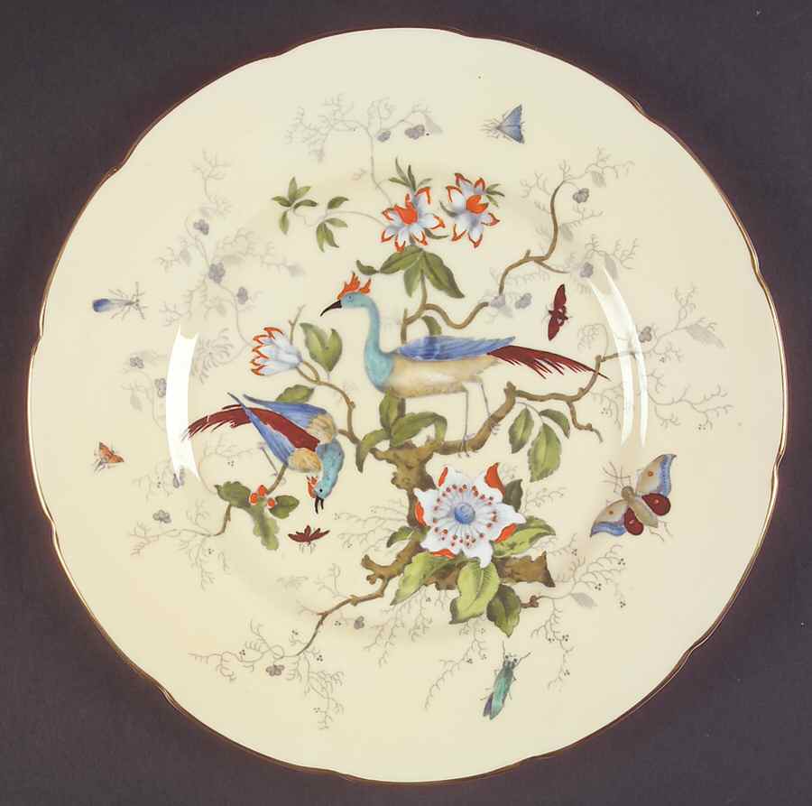 Cairo Multicolor On Ivory (Scallop) Dinner Plate by Coalport-1