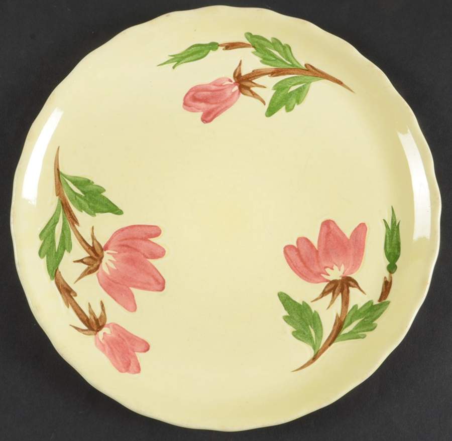 Green Arbor (Yellow) Luncheon Plate by Continental Kilns-1