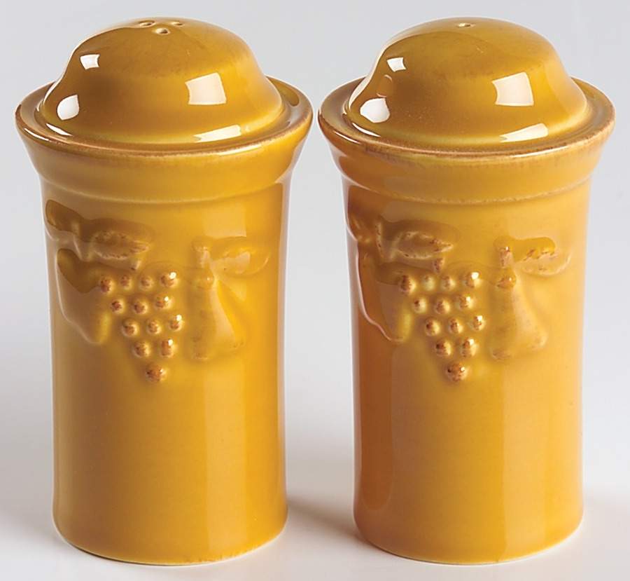 Madeira Harvest (Honey) Salt & Pepper Set by Casafina-1
